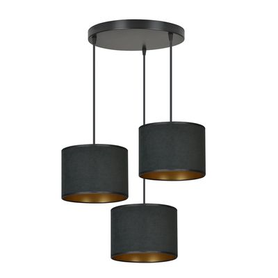Pendul HILDE E27 Negru 1054_3PREM, Emibig