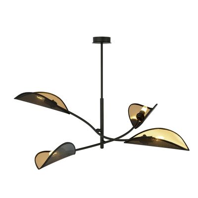 Plafoniera LOTUS E14 Negru 1106_4, Emibig