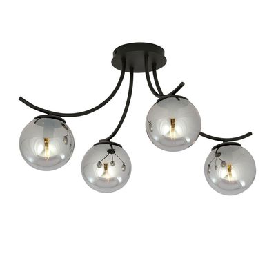 Plafoniera BOSTON E14 Negru 1110_4, Emibig