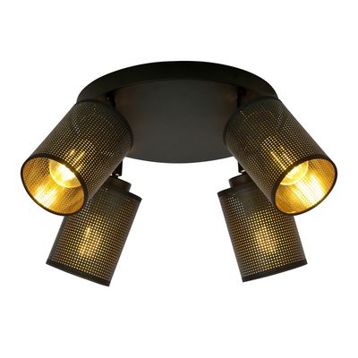 Plafoniera BRONX E14 Negru 1152_4PREM, Emibig