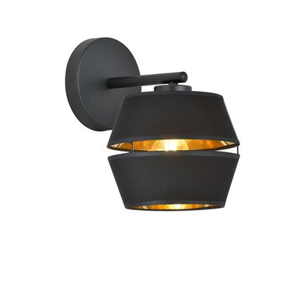 Aplica PIANO E27 Negru 1183_K1, Emibig