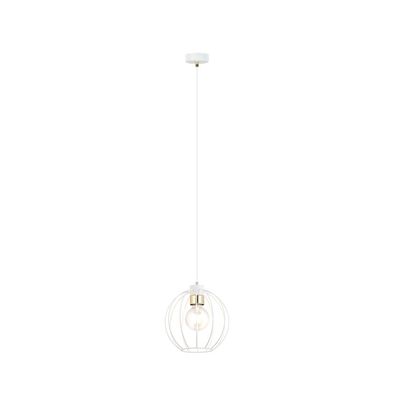 Pendul GINO E27 Alb + Auriu 1223_1, Emibig