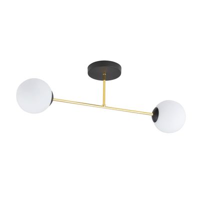 Plafoniera MAGNUM E14 Negru + auriu 1233_2, Emibig