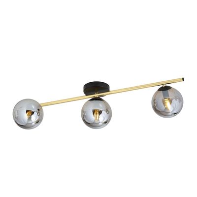 Plafoniera SPLENDI E14 Negru + auriu 1246_3, Emibig