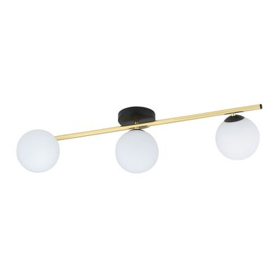 Plafoniera SPLENDI E14 Negru + auriu 1248_3, Emibig