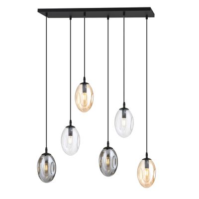 Plafoniera ASTRAL E14 Negru 1268_6M1, Emibig