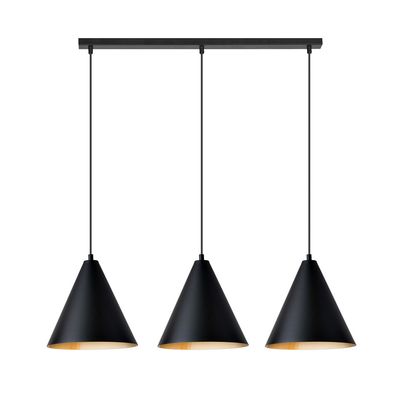 Pendul REBEL E27 Negru + auriu 1271_3, Emibig