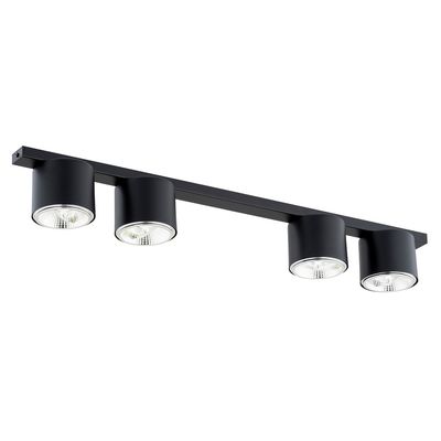 Plafoniera NANO  GU10 AR 111 Negru 1310_4, Emibig