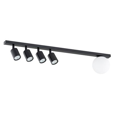 Plafoniera BASTER  GU10,  E14 Negru 1314_5, Emibig