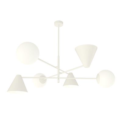 Lustra HERMES E14 Alb 1348_6, Emibig