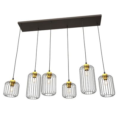 Pendul VANDER E27 Negru + auriu 1364_6, Emibig