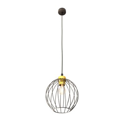 Pendul NANDO E27 Negru + auriu 1368_1, Emibig