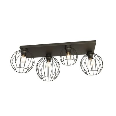 Plafoniera NEST E27 Negru 1371_4, Emibig