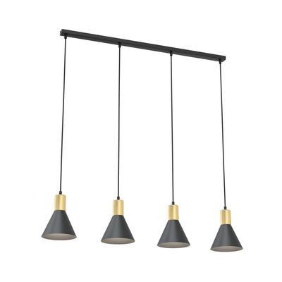 Pendul ROSA E27 Negru + auriu 1388_4, Emibig