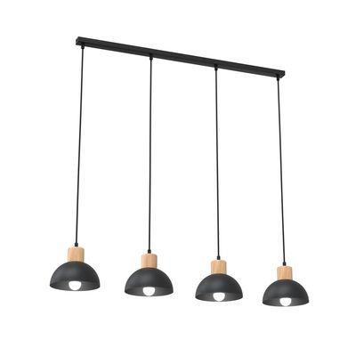 Plafoniera SECO E27 Negru 1393_4, Emibig