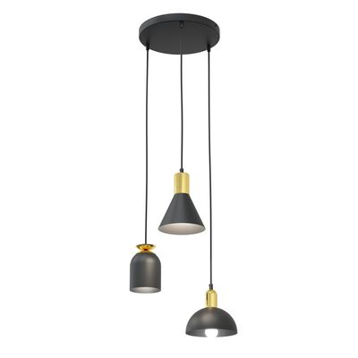 Pendul FOX E27 Negru 1402_3PREM, Emibig