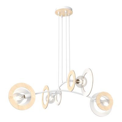 Pendul SKIVA E27 Alb 1410_4, Emibig