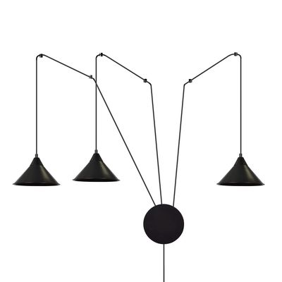 Pendul ABRAMO E27 Negru 160_3, Emibig