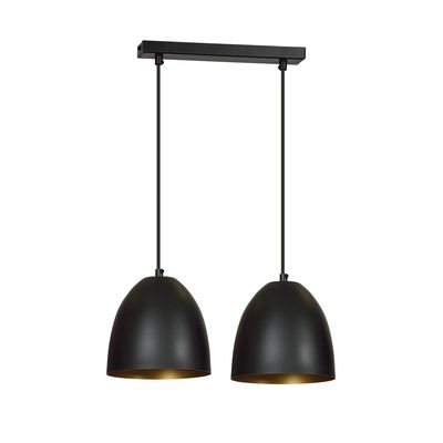 Pendul LENOX E27 Negru + auriu 410_2, Emibig