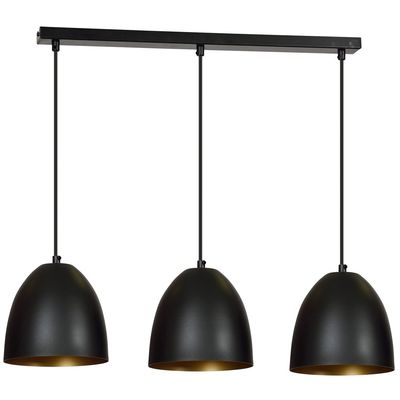 Pendul LENOX E27 Negru + auriu 410_3, Emibig