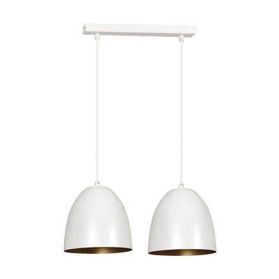 Pendul LENOX E27 Alb + Auriu 411_2, Emibig