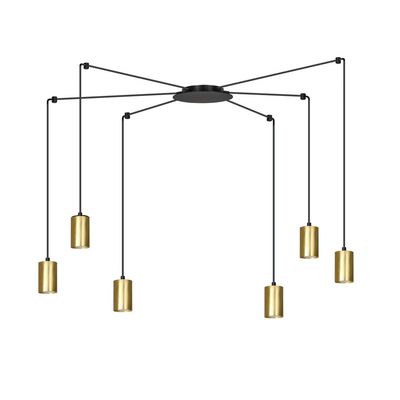 Pendul TRAKER GU10 Negru + auriu 526_6, Emibig
