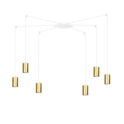 Pendul TRAKER GU10 Alb + Auriu 527_6, Emibig