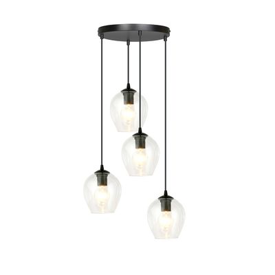 Pendul ISTAR E27 Negru 679_4PREM, Emibig