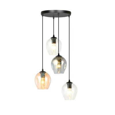 Pendul ISTAR E27 Negru 682_4PREM, Emibig
