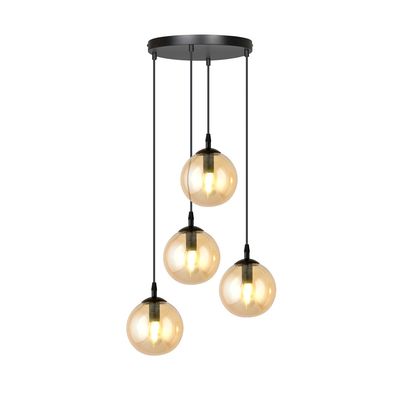 Pendul COSMO E14 Negru 713_4PREM, Emibig