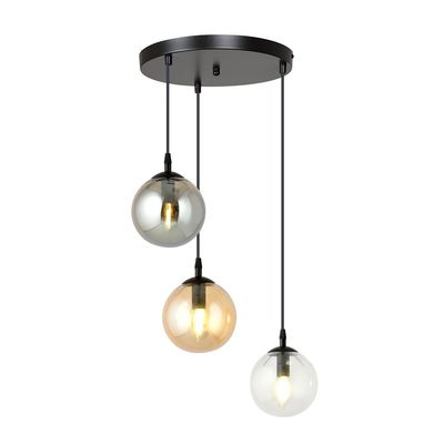 Pendul COSMO E14 Negru 714_3PREM, Emibig