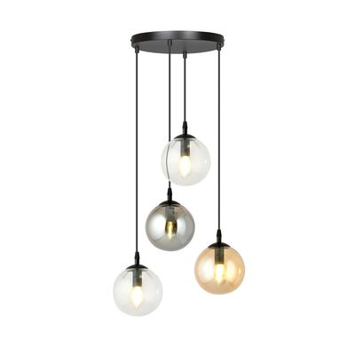 Pendul COSMO E14 Negru 714_4PREM, Emibig