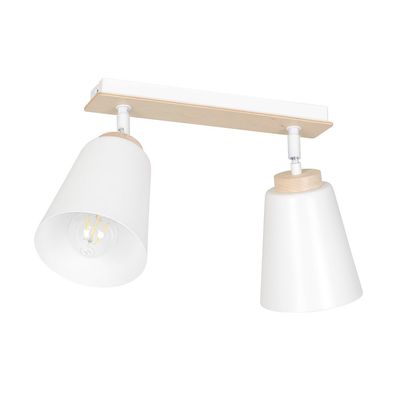 Plafoniera ATLAS E27 Alb 724_2, Emibig