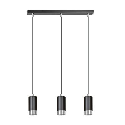 Pendul FUMIKO GU10 Negru + Argintiu 816_3, Emibig