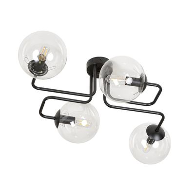 Plafoniera BRENDI E14 Negru 831_4, Emibig