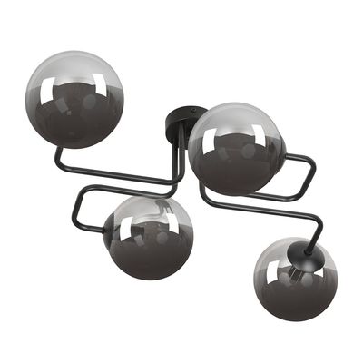 Plafoniera BRENDI E14 Negru 832_4, Emibig