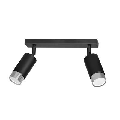 Plafoniera HIRO GU10 Negru + Argintiu 964_2, Emibig