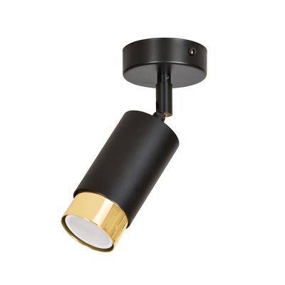 Plafoniera HIRO GU10 Negru + auriu 965_1, Emibig