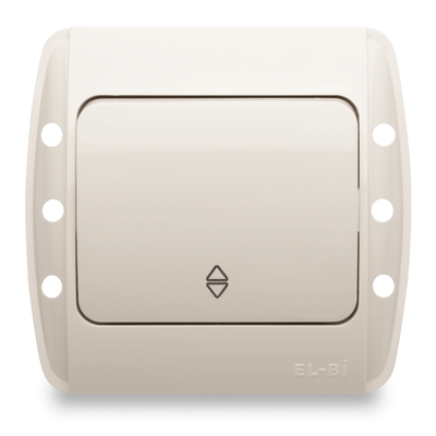 Zirve Intrerupator Cap Scara ST LED Crem