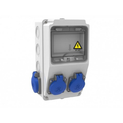 Tablou Sigurante 2P (1x16A) + 2P (1x16A) 220V IP44