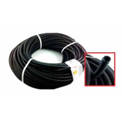 Tub Flexibil PVC Î¦ 20mm 320N Negru 50m/Colac