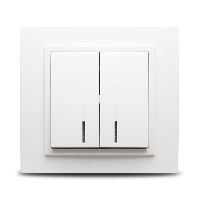 Zena Alb Comutator LED ST