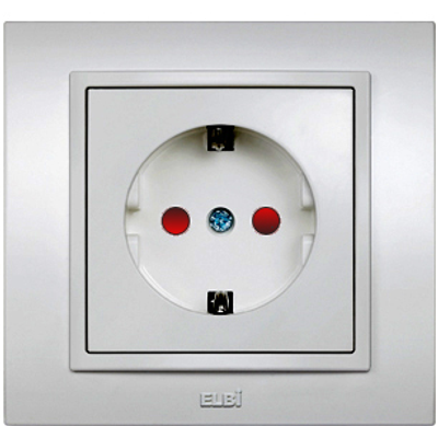 Zena Gri Metalizat Priza Protectie Copii CP ST