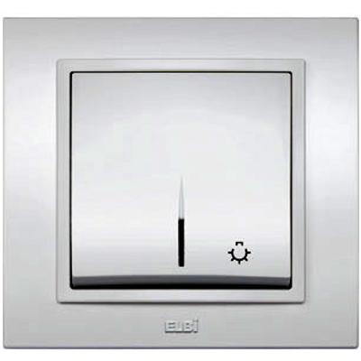 Zena Gri Metalizat Intrerupator Iluminat Scara LED ST