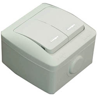 Comutator PT LED IP54 Eva, Elbi 