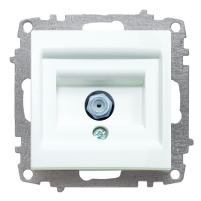 Zena Alb Mecanism Priza Satelit F Conector ST