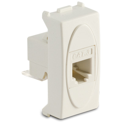 Modo Priza Telefon RJ11 Alb