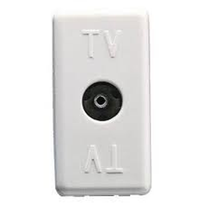 Priza TV Directa 1M Alb, SYSTEM GW20228