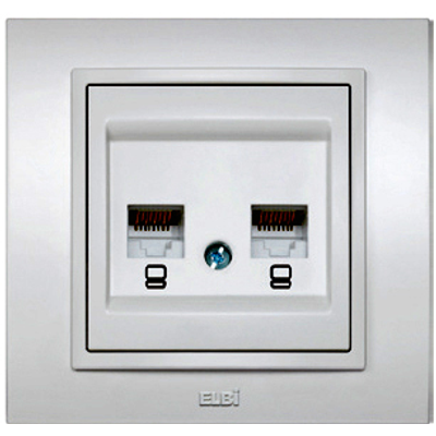 Zena Gri Metalizat Priza 2xUTP Cat6E ST