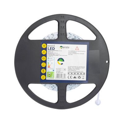 Banda LED 5x60 4.8W/m 2700K IP20 5m/Rola